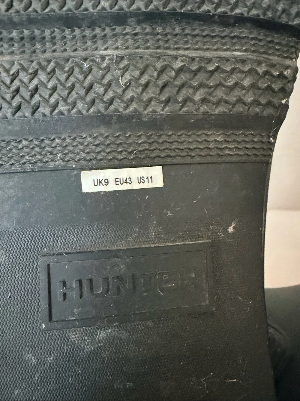 Hunter Black Short Chelsea Rain Boots